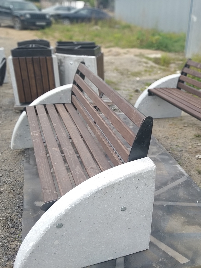 Скамейки из бетона